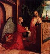 Master of Ab Monogram The Annunciation painting